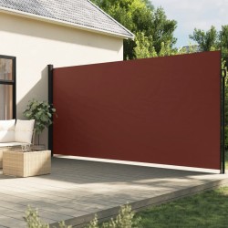 vidaXL Toldo lateral retráctil marrón 200x600 cm