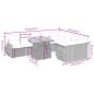 vidaXL Set de sofás de jardín 10 pzas cojines ratán sintético negro vidaXL Set de sofás de jardín 10 pzas cojines ratán sintético negro