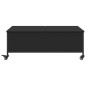 vidaXL Mesa de centro con ruedas madera ingeniería negro 91x55x34 cm vidaXL Mesa de centro con ruedas madera ingeniería negro 91x55x34 cm