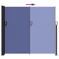 vidaXL Toldo lateral retráctil de jardín azul 180x300 cm