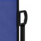vidaXL Toldo lateral retráctil de jardín azul 180x300 cm