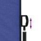vidaXL Toldo lateral retráctil de jardín azul 180x300 cm
