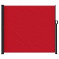 vidaXL Toldo lateral retráctil rojo 180x500 cm vidaXL Toldo lateral retráctil rojo 180x500 cm