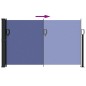 vidaXL Toldo lateral retráctil azul 120x600 cm