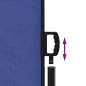 vidaXL Toldo lateral retráctil azul 120x600 cm