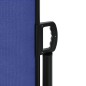 vidaXL Toldo lateral retráctil azul 120x600 cm