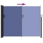 vidaXL Toldo lateral retráctil azul 160x600 cm vidaXL Toldo lateral retráctil azul 160x600 cm
