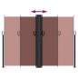 vidaXL Toldo lateral retráctil marrón 180x600 cm