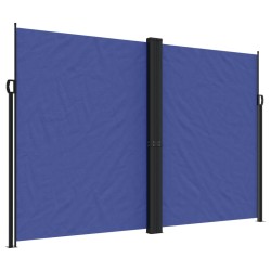 vidaXL Toldo lateral retráctil azul 220x600 cm