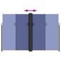 vidaXL Toldo lateral retráctil azul 220x600 cm vidaXL Toldo lateral retráctil azul 220x600 cm