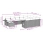 vidaXL Set de sofás de jardín 11pzas con cojines ratán sintético beige vidaXL Set de sofás de jardín 11pzas con cojines ratán sintético beige
