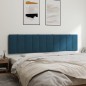 vidaXL Cabecero de cama acolchado terciopelo azul 200 cm vidaXL Cabecero de cama acolchado terciopelo azul 200 cm