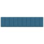vidaXL Cabecero de cama acolchado terciopelo azul 200 cm vidaXL Cabecero de cama acolchado terciopelo azul 200 cm