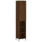 vidaXL Aparador alto madera contrachapada roble marrón 34,5x34x180 cm vidaXL Aparador alto madera contrachapada roble marrón 34,5x34x180 cm