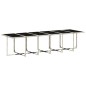 vidaXL Set comedor jardín y cojines 17 pzas ratán sintético gris claro vidaXL Set comedor jardín y cojines 17 pzas ratán sintético gris claro
