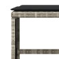vidaXL Set comedor jardín y cojines 17 pzas ratán sintético gris claro vidaXL Set comedor jardín y cojines 17 pzas ratán sintético gris claro