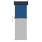 vidaXL Toldo lateral de balcón azul 65x250 cm