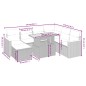 vidaXL Set de sofás de jardín 8 piezas y cojines ratán sintético negro vidaXL Set de sofás de jardín 8 piezas y cojines ratán sintético negro