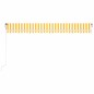 vidaXL Toldo retráctil automático amarillo y blanco 500x350 cm vidaXL Toldo retráctil automático amarillo y blanco 500x350 cm