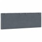 vidaXL Cabecero de cama acolchado terciopelo gris oscuro 140 cm vidaXL Cabecero de cama acolchado terciopelo gris oscuro 140 cm