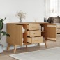 vidaXL Aparador OLDEN madera maciza de pino marrón 114x43x73,5 cm vidaXL Aparador OLDEN madera maciza de pino marrón 114x43x73,5 cm