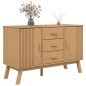 vidaXL Aparador OLDEN madera maciza de pino marrón 114x43x73,5 cm vidaXL Aparador OLDEN madera maciza de pino marrón 114x43x73,5 cm