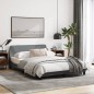 vidaXL Estructura de cama con cabecero de tela gris claro 120x200 cm vidaXL Estructura de cama con cabecero de tela gris claro 120x200 cm