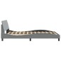 vidaXL Estructura de cama con cabecero de tela gris claro 120x200 cm vidaXL Estructura de cama con cabecero de tela gris claro 120x200 cm