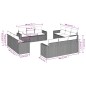 vidaXL Set de sofás de jardín 12 pzas y cojines ratán sintético marrón vidaXL Set de sofás de jardín 12 pzas y cojines ratán sintético marrón