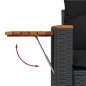 vidaXL Set de sofás de jardín 11 pzas y cojines ratán sintético negro vidaXL Set de sofás de jardín 11 pzas y cojines ratán sintético negro