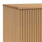 vidaXL Aparador OLDEN madera maciza pino blanco y marrón 114x43x73,5cm vidaXL Aparador OLDEN madera maciza pino blanco y marrón 114x43x73,5cm