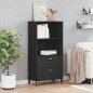 vidaXL Librería VIKEN madera maciza de pino negro 60x35x123 cm vidaXL Librería VIKEN madera maciza de pino negro 60x35x123 cm
