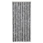 vidaXL Cortina antimoscas chenilla gris y negro 100x200 cm vidaXL Cortina antimoscas chenilla gris y negro 100x200 cm