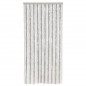 vidaXL Cortina antimoscas chenilla gris claro y blanco 100x200 cm vidaXL Cortina antimoscas chenilla gris claro y blanco 100x200 cm