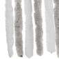 vidaXL Cortina antimoscas chenilla gris claro y blanco 100x200 cm vidaXL Cortina antimoscas chenilla gris claro y blanco 100x200 cm
