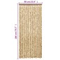 vidaXL Cortina antimoscas chenilla beige y marrón 90x200 cm vidaXL Cortina antimoscas chenilla beige y marrón 90x200 cm