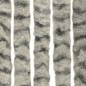 vidaXL Cortina antimoscas chenilla gris claro y gris oscuro 56x200 cm vidaXL Cortina antimoscas chenilla gris claro y gris oscuro 56x200 cm