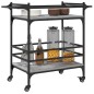 vidaXL Carrito de cocina madera ingeniería gris Sonoma 82x40x78,5 cm vidaXL Carrito de cocina madera ingeniería gris Sonoma 82x40x78,5 cm