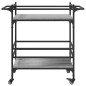 vidaXL Carrito de cocina madera ingeniería gris Sonoma 82x40x78,5 cm vidaXL Carrito de cocina madera ingeniería gris Sonoma 82x40x78,5 cm
