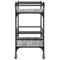 vidaXL Carrito de cocina madera ingeniería gris Sonoma 82x40x78,5 cm vidaXL Carrito de cocina madera ingeniería gris Sonoma 82x40x78,5 cm
