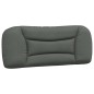 vidaXL Estructura de cama con cabecero de tela gris oscuro 100x200 cm vidaXL Estructura de cama con cabecero de tela gris oscuro 100x200 cm