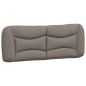 vidaXL Estructura de cama con cabecero de tela gris taupe 180x200 cm vidaXL Estructura de cama con cabecero de tela gris taupe 180x200 cm