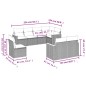 vidaXL Set de sofás de jardín 8 pzas y cojines ratán sintético gris vidaXL Set de sofás de jardín 8 pzas y cojines ratán sintético gris