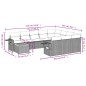 vidaXL Set de sofás de jardín 11 pzas y cojines ratán sintético gris vidaXL Set de sofás de jardín 11 pzas y cojines ratán sintético gris