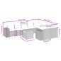 vidaXL Set de sofás de jardín 10 pzas cojines ratán sintético negro vidaXL Set de sofás de jardín 10 pzas cojines ratán sintético negro