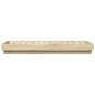 vidaXL Estructura de cama madera de ingeniería roble Sonoma 90x200 cm