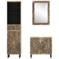 vidaXL Conjunto de muebles de baño 3 piezas madera maciza de mango vidaXL Conjunto de muebles de baño 3 piezas madera maciza de mango
