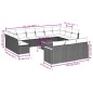 vidaXL Set sofás jardín 14 pzas y cojines ratán sintético beige mezcla vidaXL Set sofás jardín 14 pzas y cojines ratán sintético beige mezcla