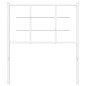 vidaXL Cabecero de metal blanco 75 cm vidaXL Cabecero de metal blanco 75 cm