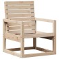 vidaXL Juego de muebles de jardín 3 piezas madera maciza de pino vidaXL Juego de muebles de jardín 3 piezas madera maciza de pino